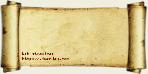 Omilj Aćimović vizit kartica